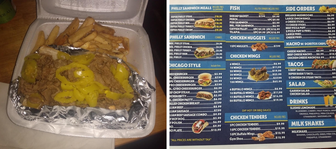 Baba's Famous Steak & Lemonade